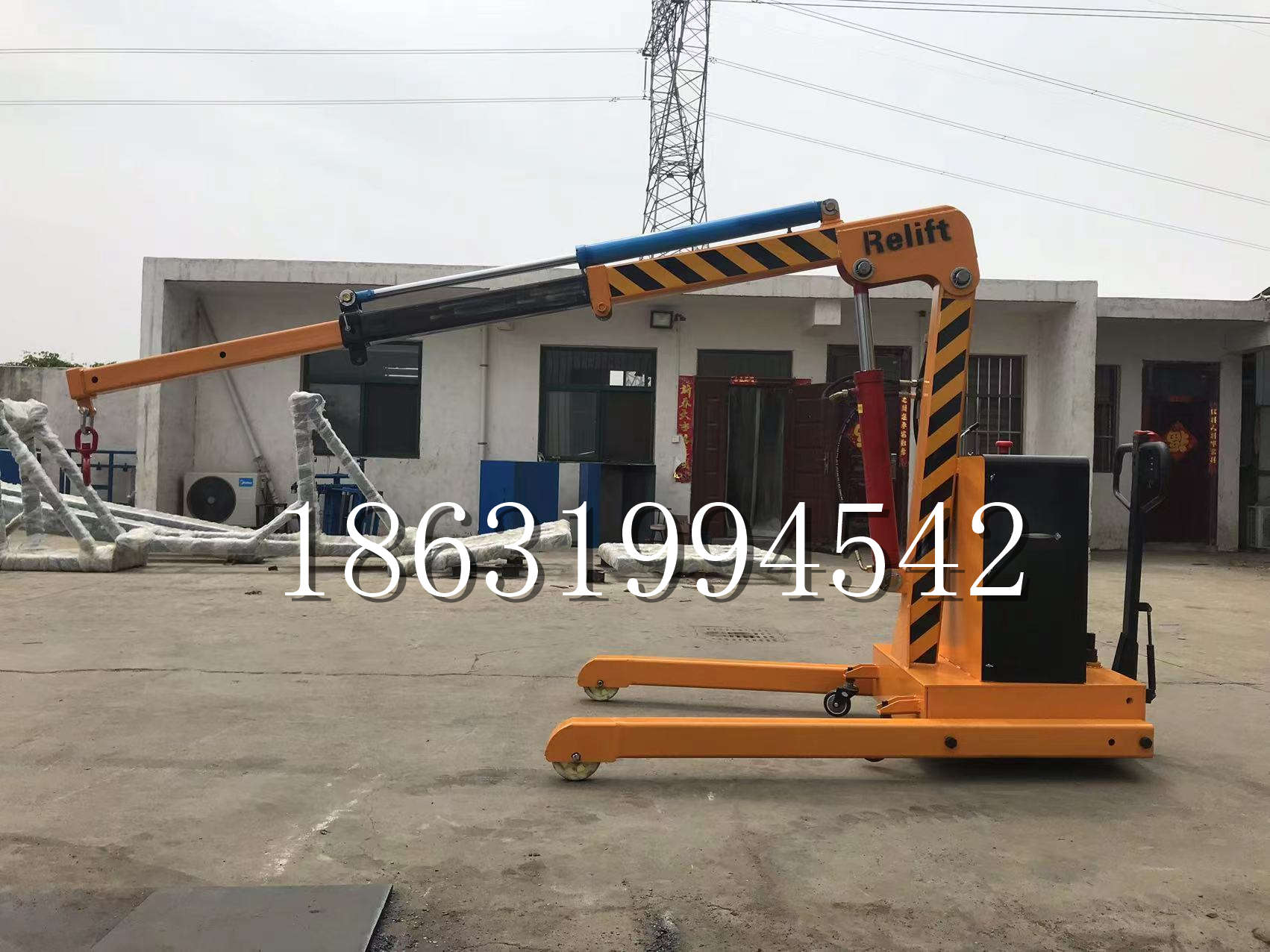 泊头市久征定做3吨三轮随车吊 农用园林绿化移树吊 平板工程用小吊机