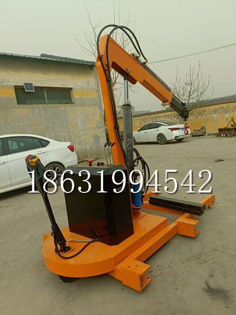 泊头市自卸车厢随车吊 自制轮式四不像起重机 四驱平板吊 5吨 贵盛